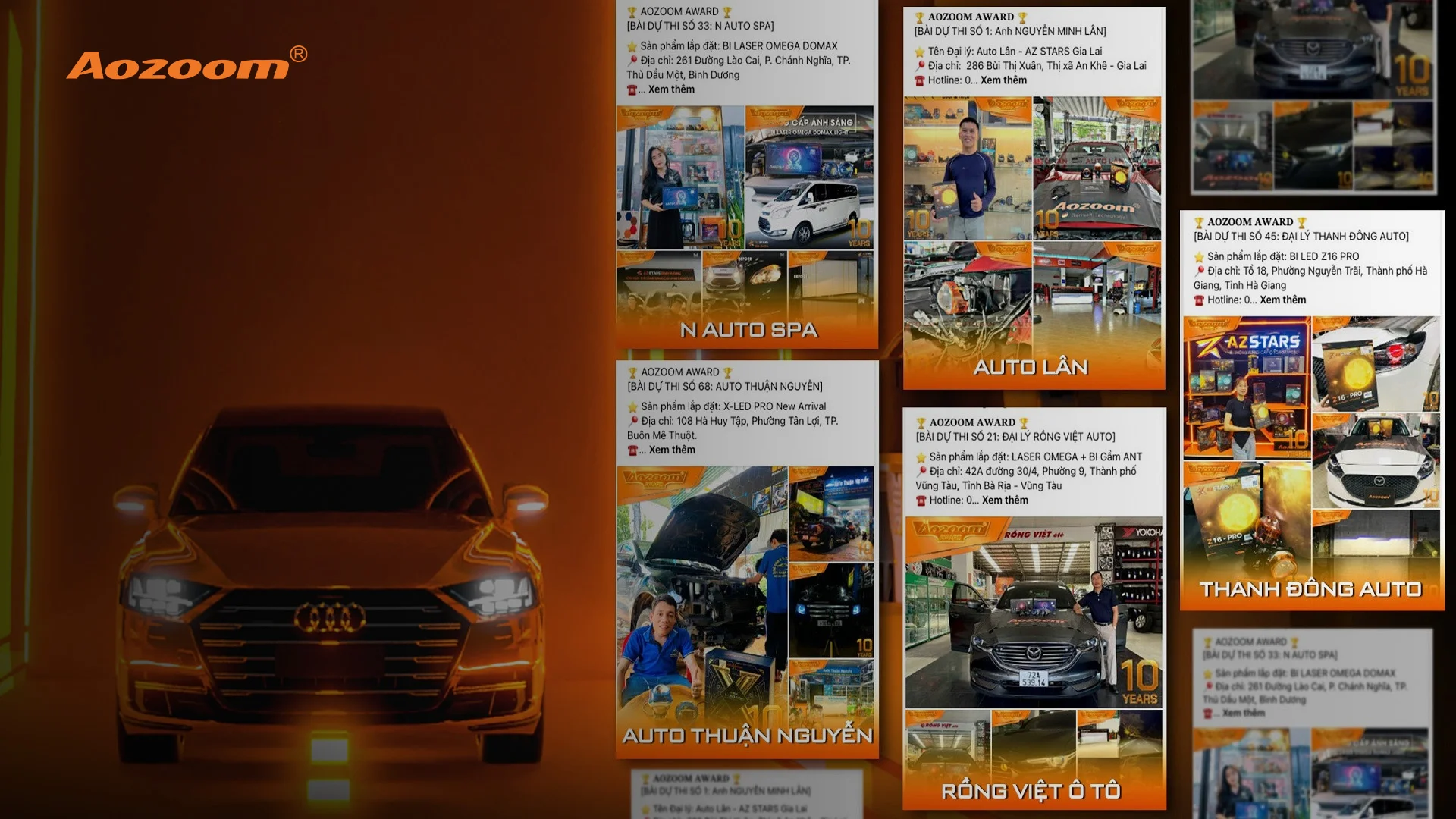 Tổng kết chương trình AOZOOM AWARD